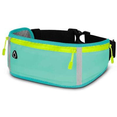 ONEFLOW Active Pro Laufgürtel für Telekom T Phone Pro Lauftasche mit 3 Fächern, Atmungsaktiv, Sport Handytasche zum Joggen, Handy Bauchtasche Wasserdicht, Running Belt, Blau ONEFLOW Active Pro Laufgürtel für Telekom T Phone Pro Lauftasche mit 3 Fächern, Atmungsaktiv, Sport Handytasche zum Joggen, Handy Bauchtasche Wasserdicht, Running Belt, Blau