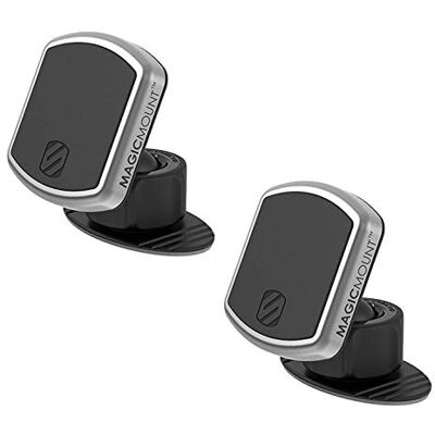 Scosche MPDB MagicMount Pro Universal Magnethalterung für Mobile Geräte in frustfreier Verpackung, Schwarz, Dash, 2er-Pack, schwarz Scosche MPDB MagicMount Pro Universal Magnethalterung für Mobile Geräte in frustfreier Verpackung, Schwarz, Dash, 2er-Pack, schwarz