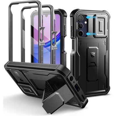 Dexnor Galaxy A15 Hybrid Impact Handyhülle - Schwarz Dexnor Galaxy A15 Hybrid Impact Handyhülle - Schwarz