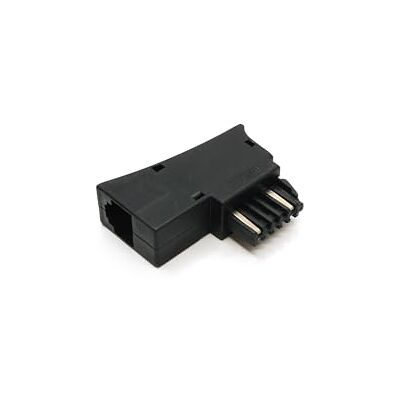Geemarc Telefonbuchse Auf RJ11 Telefonadapter mit RJ11-Buchse Geeignet für Österreich Schwarzer TST Stecker Geemarc Telefonbuchse Auf RJ11 Telefonadapter mit RJ11-Buchse Geeignet für Österreich Schwarzer TST Stecker