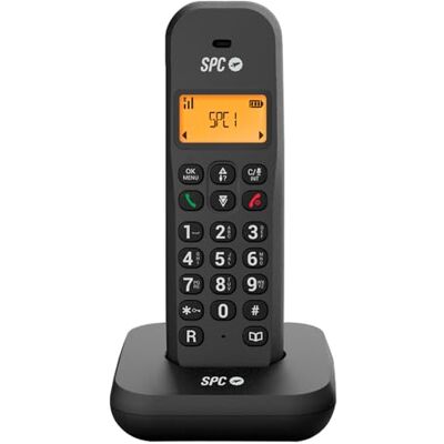SPC KEOPS Schnurloses Telefon mit Display und Telefonbuch, Schwarz SPC KEOPS Schnurloses Telefon mit Display und Telefonbuch, Schwarz