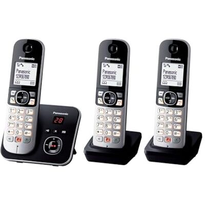Panasonic KX-TG6863GB Schnurloses Telefon - Großes Telefonbuch, Lange Akkulaufzeit Panasonic KX-TG6863GB Schnurloses Telefon - Großes Telefonbuch, Lange Akkulaufzeit