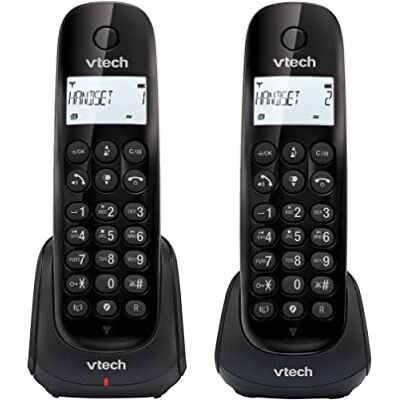 VTech CS1451 DECT Telefon Schnurlos 2 mobilteile mit Anrufbeantworter, Freisprechfunktion, Anrufersperre, Anrufererkennung/Anklopffunktion, Hintergrundbeleuchtetem Display, ECO Modus Geringe Strahlung VTech CS1451 DECT Telefon Schnurlos 2 mobilteile mit Anrufbeantworter, Freisprechfunktion, Anrufersperre, Anrufererkennung/Anklopffunktion, Hintergrundbeleuchtetem Display, ECO Modus Geringe Strahlung