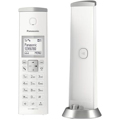 Panasonic KX-TGK222 Kabelloses Telfon mit Anrufbeantworter (Freisprechfunktion, strahlungsarm) Panasonic KX-TGK222 Kabelloses Telfon mit Anrufbeantworter (Freisprechfunktion, strahlungsarm)