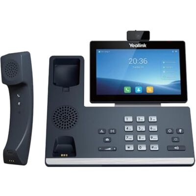 Yealink T58W Pro IP-Telefon, kabelgebunden, kabelgebunden, kabellos, WLAN, DECT, Bluetooth, Desktop, Wandmontage, klassisches Grau Yealink T58W Pro IP-Telefon, kabelgebunden, kabelgebunden, kabellos, WLAN, DECT, Bluetooth, Desktop, Wandmontage, klassisches Grau