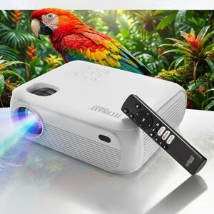 Technaxx Beamer TX-332 – Native 1080P Full HD Projektor mit offizieller Netflix Lizenz – 120" Bild – 200 ANSI Lumen – WLAN & Bluetooth – HDMI USB – Lautsprecher – LED 30.000h – Mini Smart-Projektor Technaxx Beamer TX-332 – Native 1080P Full HD Projektor mit offizieller Netflix Lizenz – 120" Bild – 200 ANSI Lumen – WLAN & Bluetooth – HDMI USB – Lautsprecher – LED 30.000h – Mini Smart-Projektor