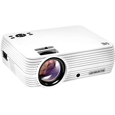 Kodak FLIK X4 Heim-Projektor 4.0 LCD kompaktes Heimkino-System projiziert bis zu 150 Zoll mit 1080p Kompatibilität & helle Lumen LED-Lampe VGA/AV/HDMI/USB/TF Eingänge Fernbedienung Kodak FLIK X4 Heim-Projektor 4.0 LCD kompaktes Heimkino-System projiziert bis zu 150 Zoll mit 1080p Kompatibilität & helle Lumen LED-Lampe VGA/AV/HDMI/USB/TF Eingänge Fernbedienung