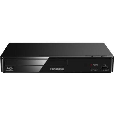 Panasonic DMP-BD84AGK Blu-ray Player, Schwarz Full HD Blu-ray, USB Media Player, Blu-ray/DVD/CD Wiedergabe, HDMI Anschluss, Kompaktes Design Panasonic DMP-BD84AGK Blu-ray Player, Schwarz Full HD Blu-ray, USB Media Player, Blu-ray/DVD/CD Wiedergabe, HDMI Anschluss, Kompaktes Design