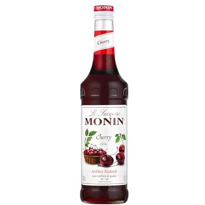MONIN Sirup Kirsche (1 x 0,7l) Aromatischer Fruchtgeschmack für Cocktails Limonaden und Desserts Natürliches Kirschkonzentrat MONIN Sirup Kirsche (1 x 0,7l) Aromatischer Fruchtgeschmack für Cocktails Limonaden und Desserts Natürliches Kirschkonzentrat