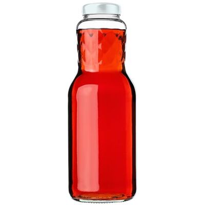 KADAX Glasflaschen 1L mit Schraubverschluss Weiß – Leere Milchflaschen Saftflaschen zum Befüllen für Saft, Milch, Smoothies & Sirup, Refillable Glass Bottles KADAX Glasflaschen 1L mit Schraubverschluss Weiß – Leere Milchflaschen Saftflaschen zum Befüllen für Saft, Milch, Smoothies & Sirup, Refillable Glass Bottles