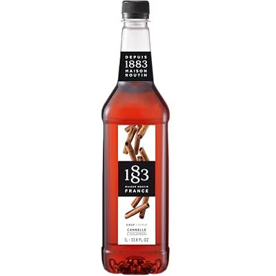1883 MAISON ROUTIN 1883 Zimt Sirup Qualität aus Frankreich 1 Liter PET-Flasche Vegan 1883 MAISON ROUTIN 1883 Zimt Sirup Qualität aus Frankreich 1 Liter PET-Flasche Vegan
