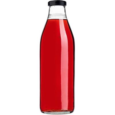 KADAX Glasflaschen 1L mit Schraubverschluss Schwarz – Leere Milchflaschen Saftflaschen zum Befüllen für Saft, Milch, Smoothies & Sirup, Refillable Glass Bottles KADAX Glasflaschen 1L mit Schraubverschluss Schwarz – Leere Milchflaschen Saftflaschen zum Befüllen für Saft, Milch, Smoothies & Sirup, Refillable Glass Bottles