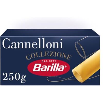 Barilla Collezione Cannelloni Pasta aus hochwertigem Hartweizen immer al dente, 12er Pack, (12 x 250 g) Barilla Collezione Cannelloni Pasta aus hochwertigem Hartweizen immer al dente, 12er Pack, (12 x 250 g)