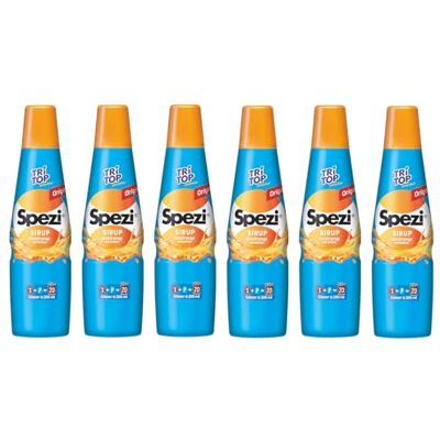 TRi TOP Spezi Cola-Orange Sirup, fruchtig-erfrischend, 6 x 500 ml TRi TOP Spezi Cola-Orange Sirup, fruchtig-erfrischend, 6 x 500 ml
