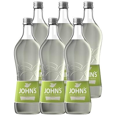 JOHN'S Ingwer – 6 x 0,7L Flaschen – Würzig-scharfer Sirup für Cocktails, Limonaden & Heißgetränke – Perfekt für Moscow Mule & Ingwer-Tee JOHN'S Ingwer – 6 x 0,7L Flaschen – Würzig-scharfer Sirup für Cocktails, Limonaden & Heißgetränke – Perfekt für Moscow Mule & Ingwer-Tee