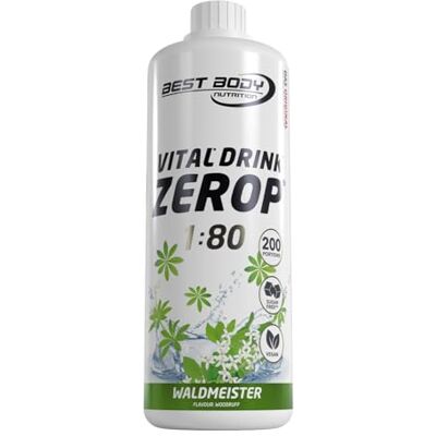 Best Body Nutrition ZEROP Vital Zuckerfreies Getränkekonzentrat Sirup Waldmeister Ohne Aspartam 1 L ergibt 80 L Getränk Fitness Drink mit Vitaminen B1 B6 Niacin Kalorienarm Wassersprudler Best Body Nutrition ZEROP Vital Zuckerfreies Getränkekonzentrat Sirup Waldmeister Ohne Aspartam 1 L ergibt 80 L Getränk Fitness Drink mit Vitaminen B1 B6 Niacin Kalorienarm Wassersprudler