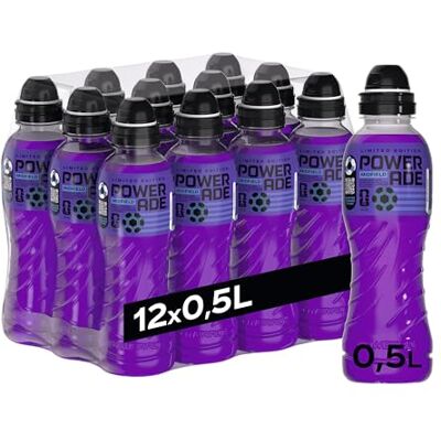 Powerade Sports Midfield – Limitierte Edition zur Fußball WM – Kalorienreduziertes Sportgetränk mit Zitrus-/Melonengeschmack Elektrolytgetränk in Einweg-Flaschen mit Sport-Cap (12 x 500ml) Powerade Sports Midfield – Limitierte Edition zur Fußball WM – Kalorienreduziertes Sportgetränk mit Zitrus-/Melonengeschmack Elektrolytgetränk in Einweg-Flaschen mit Sport-Cap (12 x 500ml)