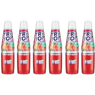 TRi TOP Pink Grapefruit Sirup, kalorienarm, fruchtig-herb, 6 x 600 ml TRi TOP Pink Grapefruit Sirup, kalorienarm, fruchtig-herb, 6 x 600 ml