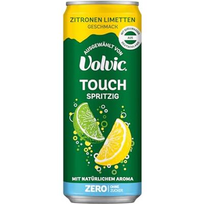 Volvic Touch Spritzig Zero ausgewählt von Zitronen Limetten Geschmack – Ohne Kalorien – 12 x 0,33 l Volvic Touch Spritzig Zero ausgewählt von Zitronen Limetten Geschmack – Ohne Kalorien – 12 x 0,33 l