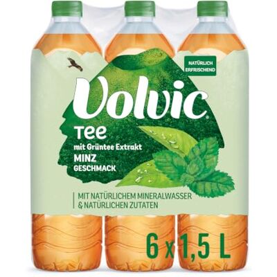 Volvic Erfrischungsgetränk Grüntee-Extrakt, 6er Pack (6 x 1.5 l) Volvic Erfrischungsgetränk Grüntee-Extrakt, 6er Pack (6 x 1.5 l)