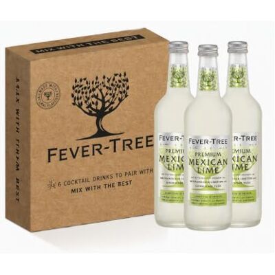 FEVER-TREE Mexican Lime 4 x 3 x 500ml Flasche Limette aus Mexiko und Yuzu aus Japan FEVER-TREE Mexican Lime 4 x 3 x 500ml Flasche Limette aus Mexiko und Yuzu aus Japan