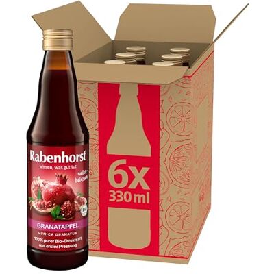 Rabenhorst Granatapfel MUTTERSAFT BIO 6er Pack (6 x 330 ml) Rabenhorst Granatapfel MUTTERSAFT BIO 6er Pack (6 x 330 ml)