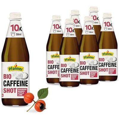 Pfanner Bio Caffeine Shot 6x0,5l, 99,7% Direktsaft, ohne Zucker Energy Boost natürlich, Ingwer Zitrone Apfel Orange, Koffein Getränk vegan, Immun Boost Pfanner Bio Caffeine Shot 6x0,5l, 99,7% Direktsaft, ohne Zucker Energy Boost natürlich, Ingwer Zitrone Apfel Orange, Koffein Getränk vegan, Immun Boost