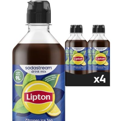 sodastream drink mix Lipton Zitronen Ice Tea, 4er Pack (4 x 440 ml) sodastream drink mix Lipton Zitronen Ice Tea, 4er Pack (4 x 440 ml)