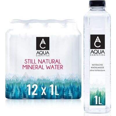 AQUA Carpatica UK Ltd AQUA Carpatica Stilles Natürlich Alkalisch Mineralwasser, PET, 12 x 1L AQUA Carpatica UK Ltd AQUA Carpatica Stilles Natürlich Alkalisch Mineralwasser, PET, 12 x 1L