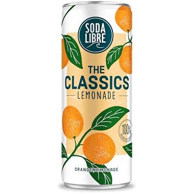 Soda Libre The Classics Lemonade Orangenlimonade Alkoholfreies Erfrischungsgetränk 12er Pack 12 x 0,33l Soda Libre The Classics Lemonade Orangenlimonade Alkoholfreies Erfrischungsgetränk 12er Pack 12 x 0,33l