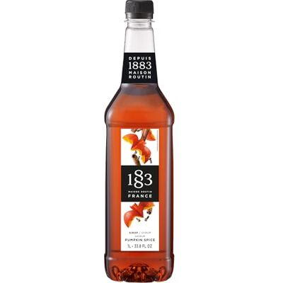 1883 MAISON ROUTIN 1883 Pumpkin Spice Sirup Qualität aus Frankreich 1 Liter PET-Flasche Vegan 1883 MAISON ROUTIN 1883 Pumpkin Spice Sirup Qualität aus Frankreich 1 Liter PET-Flasche Vegan