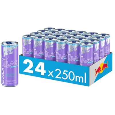 Red Bull Sugarfree Energy Drink Waldmeister & Pink Grapefruit Lilac Edition beinhaltet Koffein, Taurin, B-Vitamine, Süßungsmittel und Wasser, 250 ml, 24-Pack Red Bull Sugarfree Energy Drink Waldmeister & Pink Grapefruit Lilac Edition beinhaltet Koffein, Taurin, B-Vitamine, Süßungsmittel und Wasser, 250 ml, 24-Pack