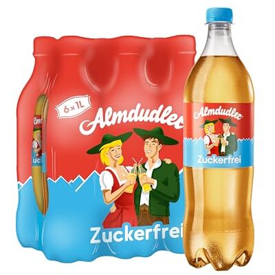 Almdudler Zuckerfrei Alpenkräuterlimonade Im Vorratspack (6 x 1 l) Typischer Alpenkräuter-Geschmack Almdudler Zuckerfrei Alpenkräuterlimonade Im Vorratspack (6 x 1 l) Typischer Alpenkräuter-Geschmack