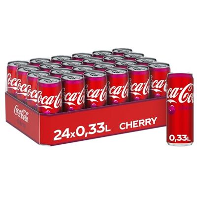 Coca-Cola - Cherry - 0,33L - 24er Pack - Soft drink Coca-Cola - Cherry - 0,33L - 24er Pack - Soft drink