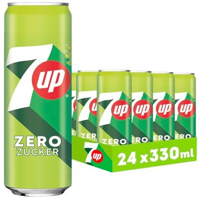 7UP Zero Dose, 24x0,33l – Limonade Zitronen–Limetten Geschmack, Dose 7UP Zero Dose, 24x0,33l – Limonade Zitronen–Limetten Geschmack, Dose