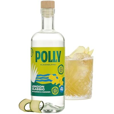 POLLY London Classic Alkoholfreie Alternative inspiriert von Wacholder I ausgezeichnet I 500 ml I Kalorienarm, ohne Zucker & künstliche Aromen, vegan, glutenfrei I perfekt mit Tonic Water POLLY London Classic Alkoholfreie Alternative inspiriert von Wacholder I ausgezeichnet I 500 ml I Kalorienarm, ohne Zucker & künstliche Aromen, vegan, glutenfrei I perfekt mit Tonic Water