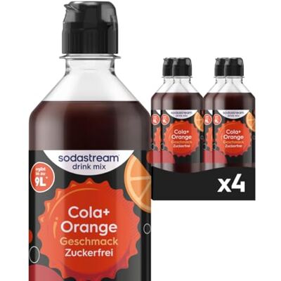 sodastream drink mix Cola + Orange zuckerfrei, 4er Pack (4 x 440 ml) sodastream drink mix Cola + Orange zuckerfrei, 4er Pack (4 x 440 ml)