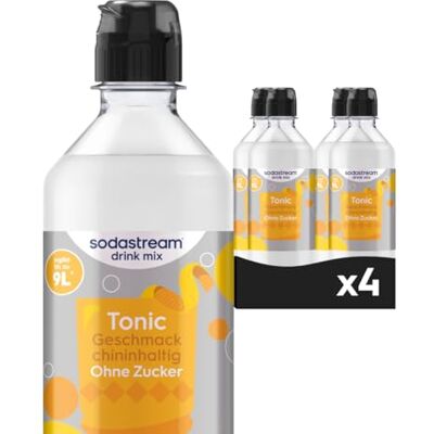 sodastream drink mix Tonic ohne Zucker, 4er Pack (4 x 440 ml) sodastream drink mix Tonic ohne Zucker, 4er Pack (4 x 440 ml)