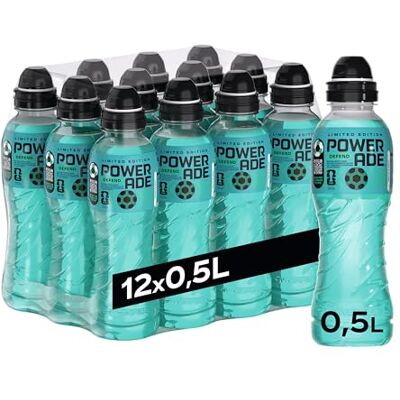 Powerade Sports Defend – Limitierte Edition zur Fußball WM – Kalorienreduziertes Sportgetränk mit Hibiskus-Geschmack Elektrolytgetränk in Einweg-Flaschen mit Sport-Cap (12 x 500ml) Powerade Sports Defend – Limitierte Edition zur Fußball WM – Kalorienreduziertes Sportgetränk mit Hibiskus-Geschmack Elektrolytgetränk in Einweg-Flaschen mit Sport-Cap (12 x 500ml)