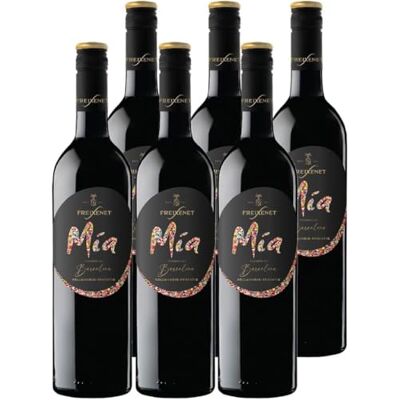 Freixenet Mia Tinto Rotwein (6 x 0,75 l) – fruchtiger, vollmundiger spanischer Rotwein mit mediterranem Charakter – passend zu Tapas, Pasta und Grill – Wein aus Spanien Freixenet Mia Tinto Rotwein (6 x 0,75 l) – fruchtiger, vollmundiger spanischer Rotwein mit mediterranem Charakter – passend zu Tapas, Pasta und Grill – Wein aus Spanien