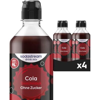 sodastream drink mix Cola ohne Zucker, 4er Pack (4 x 440 ml) sodastream drink mix Cola ohne Zucker, 4er Pack (4 x 440 ml)