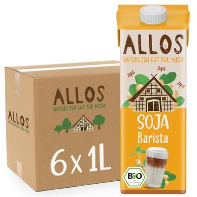 Allos Bio Sojadrink Barista Vegane Milchalternative 6 x 1L Allos Bio Sojadrink Barista Vegane Milchalternative 6 x 1L