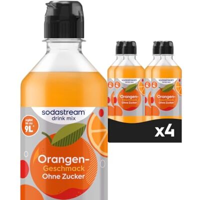 sodastream drink mix Orange ohne Zucker, 4er Pack (4 x 440 ml) sodastream drink mix Orange ohne Zucker, 4er Pack (4 x 440 ml)