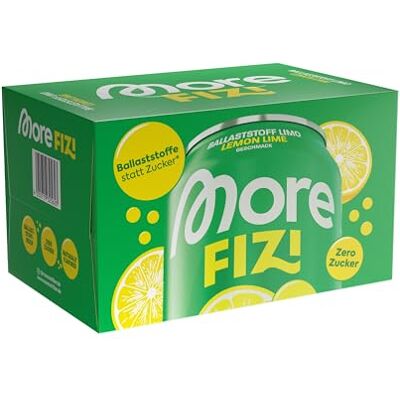 MORE NUTRITION MORE Fizi, Lemon Lime, 330 ml (6er Pack) MORE NUTRITION MORE Fizi, Lemon Lime, 330 ml (6er Pack)