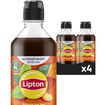 sodastream drink mix Lipton Pfirsich Ice Tea, 4er Pack (4 x 440 ml) sodastream drink mix Lipton Pfirsich Ice Tea, 4er Pack (4 x 440 ml)