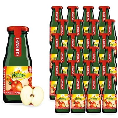 Pfanner Gourmet 100% Apfelsaft 24x0,2l Einwegglas Fruchtsaft Glas Mini, Fruchtsaft Portionsglas, Apple Juice Einweg, Gastro Saft ohne Zuckerzusatz Pfanner Gourmet 100% Apfelsaft 24x0,2l Einwegglas Fruchtsaft Glas Mini, Fruchtsaft Portionsglas, Apple Juice Einweg, Gastro Saft ohne Zuckerzusatz