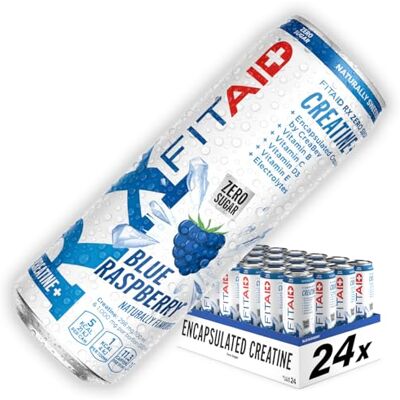 LifeAID FITAID RX Blue Raspberry ZERO Creatin Monohydrat Recovery Drink 24x355ml LifeAID FITAID RX Blue Raspberry ZERO Creatin Monohydrat Recovery Drink 24x355ml