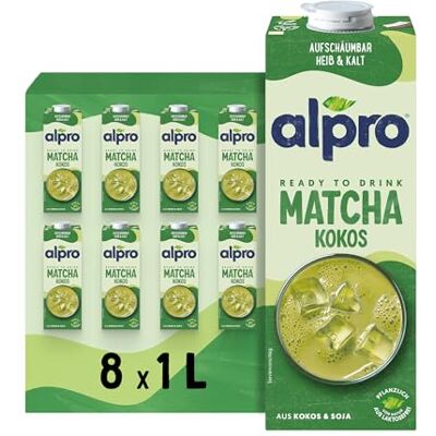 Alpro Matcha Kokos – Trinkfertig – 8 x 1 l Alpro Matcha Kokos – Trinkfertig – 8 x 1 l
