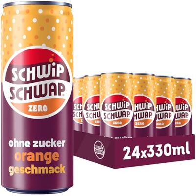 SCHWIPSCHWAP ZERO ORANGE 24 X 0,33L EUP SCHWIPSCHWAP ZERO ORANGE 24 X 0,33L EUP