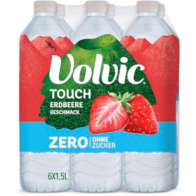 Volvic Touch Zero Erdbeere – 6x1.5L – Zucker- & Kalorienfrei Volvic Touch Zero Erdbeere – 6x1.5L – Zucker- & Kalorienfrei